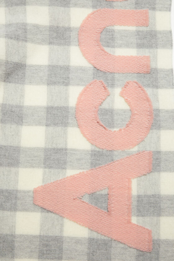 (image for) Premium-Grade Check logo scarf